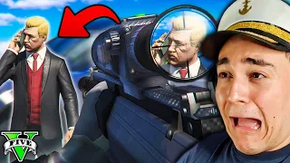 ¿Qué Pasa si MATAS al PRESIDENTE en GTA 5? 👨‍💼🔫