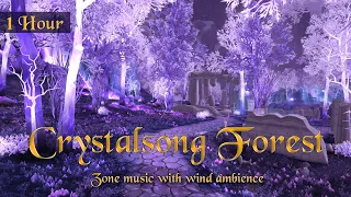 Crystalsong Forest & Wind Ambience (1 hour, World of Warcraft) for Relaxing, Sleep, Meditation
