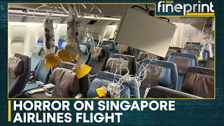 Singapore Airlines flight dropped 6000 feet in turbulence, makes emergency landing | WION Fineprint