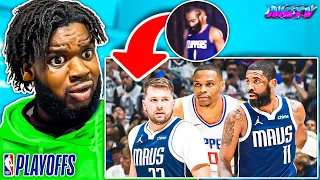 Lakers Fan Reacts To MAVERICKS at CLIPPERS | FULL GAME 5 HIGHLIGHTS | May 1, 2024