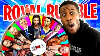 WWE 2K20 - Spin The Wheel of Royal Rumble Entrants Challenge