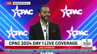 FULL SPEECH: Nayib Bukele, President of El Salvador, Addresses CPAC in DC 2024 - 2/22/24