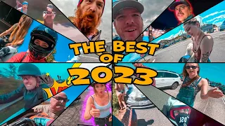 EPIC, CRAZY and UNEXPECTED Motorcycle Moments | BEST OF 2023