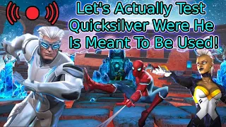 🔴Live! Let's Test Out Rank 4 Quicksilver! Again! | Marvel Contest Of Champions