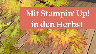 Herbstliche Karte selber basteln | DIY | Stempeln und Malen | mit Stampin‘ Up! Produkten