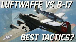Luftwaffe vs B-17 Intercept Tactics in DCS World