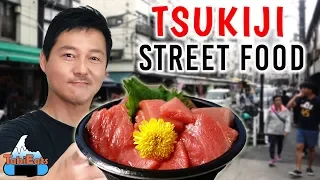 Japanese Street Food Tour TSUKIJI FISH MARKET