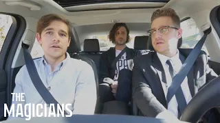 THE MAGICIANS | The Magicians In Cars Getting Rides | SYFY