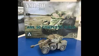 Building the Takom 1/35 AML 90 Israeli Armored car step by step