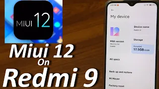 Miui 12 On Redmi 9