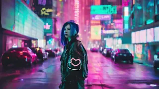 (No Ads) The Heartbeat of Cyberpunk 2077 Digital Art w/ Cyberpunk Background Music