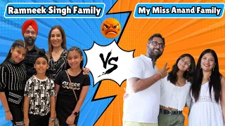 Who Knows Each Other Better ? My Miss Anand Vs Ramneek Singh Family | Ramneek Singh 1313