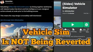 Vehicle Simulator Is Not Getting Reverted