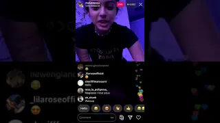 Lilesco28 flirts with Malu trevejo on Instagram live