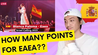 Blanca Paloma - EAEA - LIVE | Israel Calling 2023 🇪🇸 REACTION