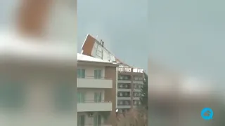 Strong winds and storm in Turkey