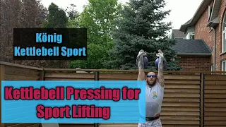 Kettlebell Sport Press Tutorial