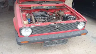 Volkswagen Golf 1 1979 1.5 diesel Cold start after 3years