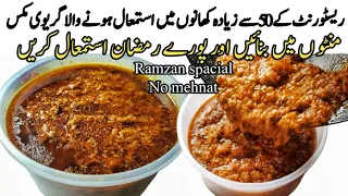 Make and Freeze Basic Gravey Recipe|Ramdan Prepration 2024|All Purpose curry base gravy Recipe|