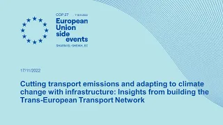 Cutting transport emissions and adapting to climate change with infrastructure: Insights from bui...