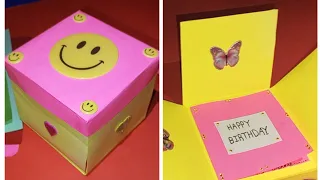 How to make Explosion Box/Explosion Box For Birthday/DIY Gift Box/Handmade easy Explosion Box/Craft