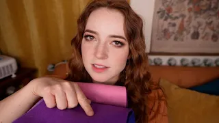 ASMR Color Analysis (on you & on stuffies) (tingly felt pulling)