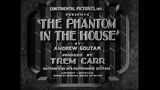 Mystery Crime Drama Movie - The Phantom in the House (1929)