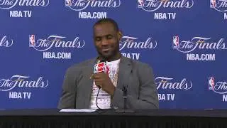 NBA Finals: LeBron James Game 6 press conference