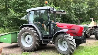 Tiere Füttern mit frischen Grün gemäht vom Deutz D30 mit Messerbalken🚜