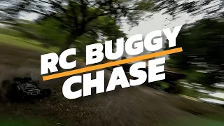 High Speed FPV Drone Freestyle : RC Buggy Chase