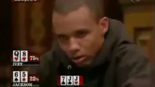 Phil Ivey Vrs Paul Jackson The best bluff ever in tournament Texas Hold'em