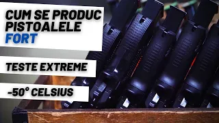 Cum se produc pistoalele cu bile de cauciuc FORT / testare extrema la -50° Celsius