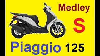 Piaggio Medley 125 S /  0 - 80 Kmh - Deutsch - 125 ccm 125er A1 B196 Roller - Roock Gmbh Leverkusen