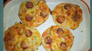 Mini Pizzas On The Double Grill pan