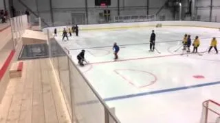 Noah Berger hockeygoal Datsiuk penalty shot