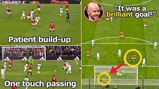 Beautiful Build-up Play from Manchester United in 2023 - 24 Season #football