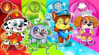 Brewing Cute Baby VS Brewing Element Baby! - Very Sad Story - Paw Patrol Ultimate Rescue - Rainbow 3