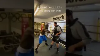 Body punches baby 😂