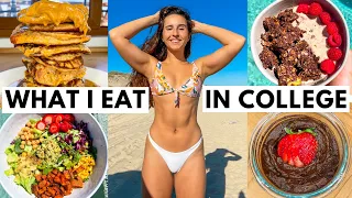 What I Eat In A Week With College Midterms | easy, realistic & healthy meals for college students