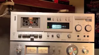 Akai GX-M50 Three Head Cassette Deck plays Grace Jones - The Fashion Show