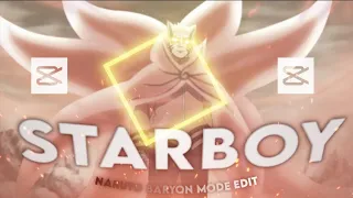 『✯STARBOY✯ 』naruto baryon vs isshiki [AMV/EDIT!]🗿cap cut📱QUICK