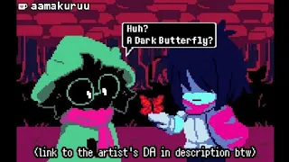 Deltarune Comic | Ralsei takes a closer look by ‎@aamakuruu