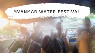 World's Biggest Water Fight! Dan and Meg - Myanmar Water Festival Thingyan 2017