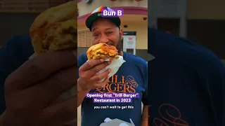 Bun B will be opening his first Trill Burger Restaurant in 2023! #Shorts