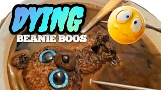 Boiling Beanie Boos?! 😭 Change Your Beanie Boos COLOR 🎨 with DYE 😍