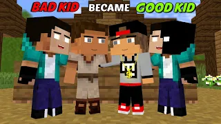 BAD KID BECAME GOOD KID (WITH THE HELP OF XDJAMES AND MONSHIIEE) MINECRAFT ANIMATION MONSTER SCHOOL