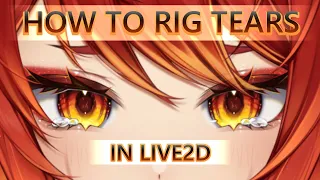 【LIVE2D - TUTORIAL】How to easily rig tears in Live2D