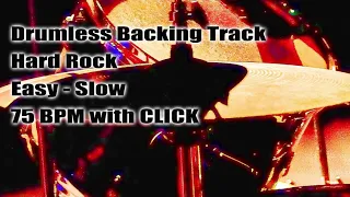 + Back in Rock Tower 75 BPM Drumless with Click