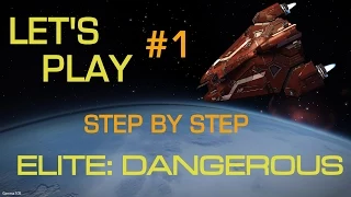 Elite Dangerous - Getting Started Step-by-Step | Let's Play #1 | Launch Day Tutorial.