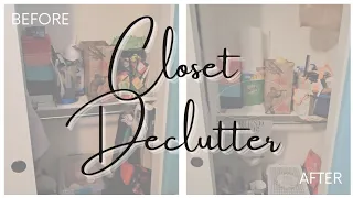 Small Closet Declutter | Clean Out Transformation #organization